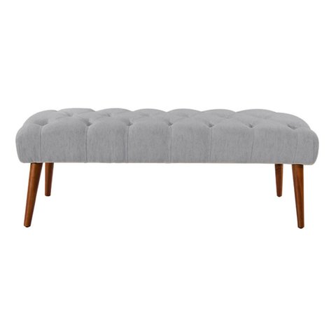 Recamier Rubi 180x Linho Cinza - Dominic Decor