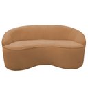 Ver imagem 6 de Sofá Curvo Montserrat 230cm 04 Lugares Bouclé Terracota - Nexta Casa