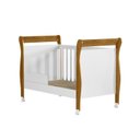 Ver mais imagens de Quarto de Bebê com Berço Mini Cama, Cômoda 1 Porta 4 Gavetas e Guarda Roupa 3 Portas 2 Gavetas Branco/Madeirado Ypê
