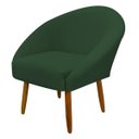 Ver imagem 1 de Poltrona Decorativa para Sala Recepção Manicure Consultório Stella Suede