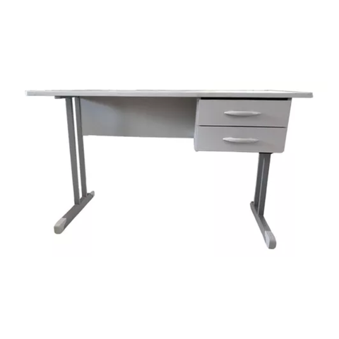Escrivaninha Home Office Cristal com 2 Gavetas