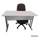 Ver imagem 2 de Escrivaninha Home Office Cristal com 2 Gavetas