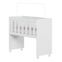 Ver imagem 3 de Quarto de Bebê com Mini Berço com Colchão 5 em 1 Ariel e Cômoda 4 Gavetas 1 Porta Fly 100% Mdf