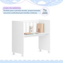 Ver imagem 7 de Quarto de Bebê com Mini Berço com Colchão 5 em 1 Ariel e Cômoda 4 Gavetas 1 Porta Fly 100% MDF Branc