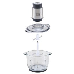 Mini Processador Inox Black Decker 4 Laminas 2l - 110v - 2