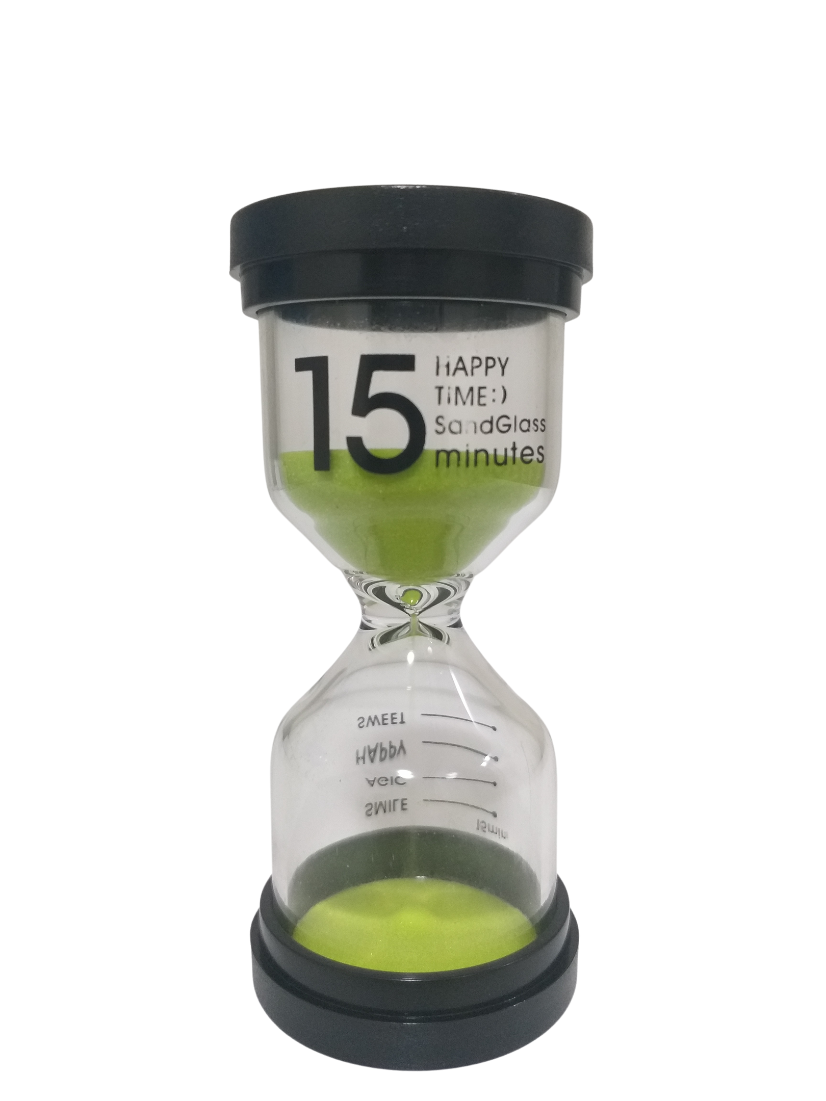 Mini Ampulheta Verde 15 Minutos - 1
