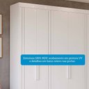 Ver imagem 6 de Guarda-Roupa Casal 6 Portas com Pés 234cm 100% MDF Boston Espresso Móveis Branco