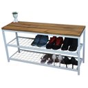 Ver imagem 2 de Sapateira Banco Strassis Design Sd-5001-1metro Branca