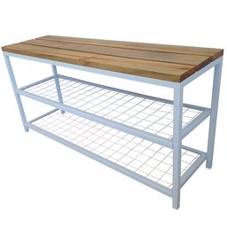 Sapateira Banco Strassis Design Sd-5001-1metro Branca - 5