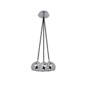 Ver imagem 1 de Pendente Drip Cromado 26cm 3 Lâmpadas Mesa Bancada Aparador