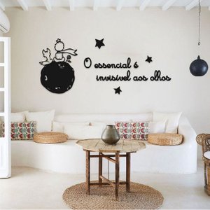 Apliques De Parede Conjunto O Pequeno Príncipe Em Mdf 6mm