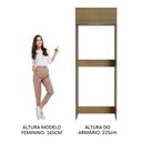 Ver imagem 7 de Porta-Geladeira Madesa Stella 1 Porta Basculante Rustic