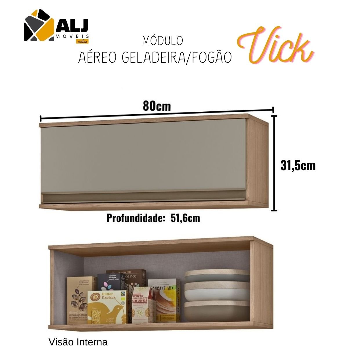 Comprar Cozinha Completa Modulada de Canto com Tampo Vick 9 Peças