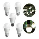 Ver imagem 1 de Kit 5 Lâmpadas Bulbo Led 12w Bivolt E27 Branco Frio e Quente