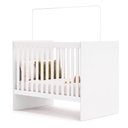 Ver imagem 3 de Quarto de Bebê com Berço com Suporte 100% MDF Life e Cômoda 4 Gavetas 1 Porta Fly 100% MDF Branco