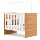 Ver imagem 3 de Quarto de Bebê com Berço com Suporte 100% MDF Life e Cômoda 4 Gavetas 1 Porta Fly 100% MDF Branco/Ma