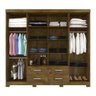 Guarda Roupa Casal San Lorenzo 8 Portas 4 Gavetas Moval - 5