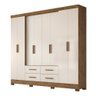 Guarda Roupa Casal San Lorenzo 8 Portas 4 Gavetas Moval - 1