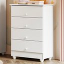 Ver mais imagens de Quarto de Bebê com Berço Mini Cama 100% MDF Slim e Cômoda de Bebê 100% MDF 4 Gavetas Soft Life Branco