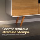 Ver imagem 5 de Rack para Sala Bancada de TV 85 pol 220cm Alissa H01 D’Rossi