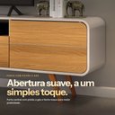 Ver imagem 7 de Rack para Sala Bancada de TV 85 pol 220cm Alissa H01 D’Rossi