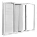 Ver imagem 1 de Janela de Alumínio Branco Veneziana Lambril de Correr 3 Folhas Móveis Classic - 1.20 (l) X 1.20 (a)