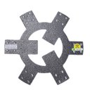 Ver imagem 3 de Suporte Alum. Invisível 40cm C/06 Rodas até 240kg Tech Plant