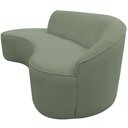Ver imagem 2 de Sofá Curvo 04 Lugares 230cm Eron Braço Esquerdo Bouclé Verde Claro - Nexta Casa