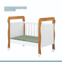 Ver imagem 6 de Quarto de Bebê com Berço Mini Cama 3 em 1 Soninho e Cômoda de Bebê 100% MDF 4 Gavetas Soft Life Marrom/Branco/Madeirado Ypê