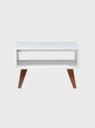 Ver imagem 2 de Mesa de Centro Retro 60cm MDF Branco - On Móveis