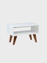 Ver imagem 3 de Mesa de Centro Retro 60cm MDF Branco - On Móveis