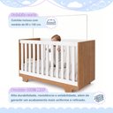 Ver imagem 6 de Quarto de Bebê com Berço Mini Cama com Colchão Life e Cômoda de Bebê 100% MDF 4 Gavetas Soft Life Br