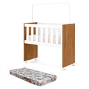 Ver imagem 3 de Quarto de Bebê com Mini Berço com Colchão 5 em 1 Ariel e Cômoda de Bebê 100% MDF 4 Gavetas Soft Life