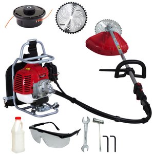 Roçadeira Profissional Costal Kawashima KW4300C 43cc Com Lâmina de Vídia Ideal Para Uso em