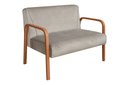 Ver imagem 4 de Conjunto Decorativo Anita Namoradeira + Poltronas Sala, Recepção Cinza Capuccino 250