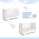 Ver imagem 7 de Quarto de Bebê com Berço Mini Cama com Colchão Life e Cômoda de Bebê 100% MDF 4 Gavetas Soft Life Br