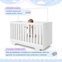 Ver imagem 6 de Quarto de Bebê com Berço Mini Cama com Colchão Life e Cômoda de Bebê 100% MDF 4 Gavetas Soft Life Br