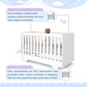 Ver mais imagens de Quarto de Bebê com Berço Mini Cama com Colchão Life e Cômoda de Bebê 100% MDF 4 Gavetas Soft Life Br