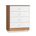 Ver imagem 3 de Quarto de Bebê com Berço Mini Cama com Colchão Slim e Cômoda de Bebê 100% MDF 4 Gavetas Soft Life Br