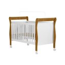 Ver imagem 7 de Quarto de Bebê com Berço Mini Cama 100% MDF Slim e Cômoda de Bebê 100% MDF 4 Gavetas Soft Life Branco/Madeirado Ypê