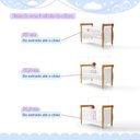 Ver imagem 6 de Quarto de Bebê com Berço Mini Cama 100% MDF Slim e Cômoda de Bebê 100% MDF 4 Gavetas Soft Life Branc
