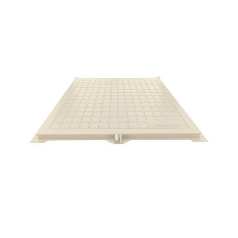 Tampão Articulado S Rebaixo Passagem Inspeção Bege 60x60cm