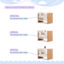 Ver imagem 7 de Quarto de Bebê com Berço com Colchão Suporte Life e Cômoda de Bebê 100% MDF 4 Gavetas Soft Life Bran