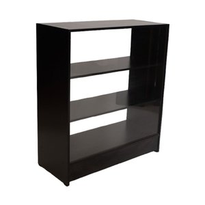 Balcão Expositor com Vidro 100% Mdf Preto - Suprema Móveis