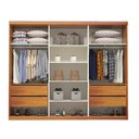 Ver imagem 4 de Guarda Roupa Casal Fusion c/ Esp. 3 Portas 4 Gavetas Naturale