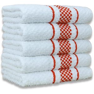 Kit 5 Pano de Prato Super Luxo Atoalhado Premium Gourmet Beka - Vermelho