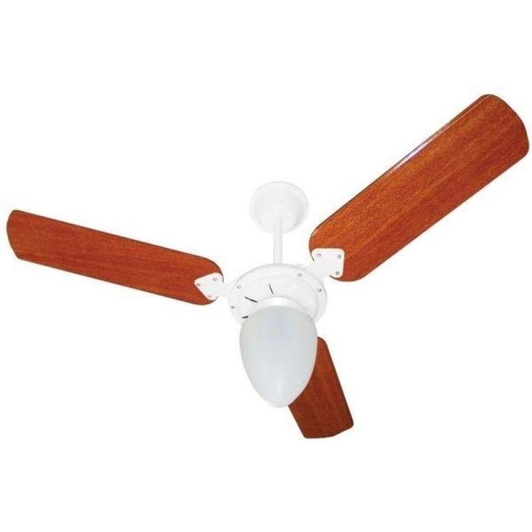 Ventilador Pêra New Branco 220v 3 Pás Verniz