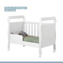 Ver imagem 7 de Quarto de Bebê com Berço Mini Cama 3 em 1 Soninho e Cômoda de Bebê 100% MDF 4 Gavetas Soft Life Branco