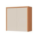 Ver imagem 1 de Armario Aereo 2 Portas 80 Cm Condessa Nesher Carvalho/greice