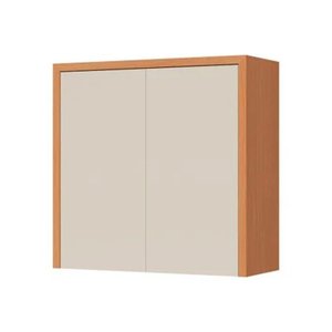 Armario Aereo 2 Portas 80 Cm Condessa Nesher Carvalho/greice